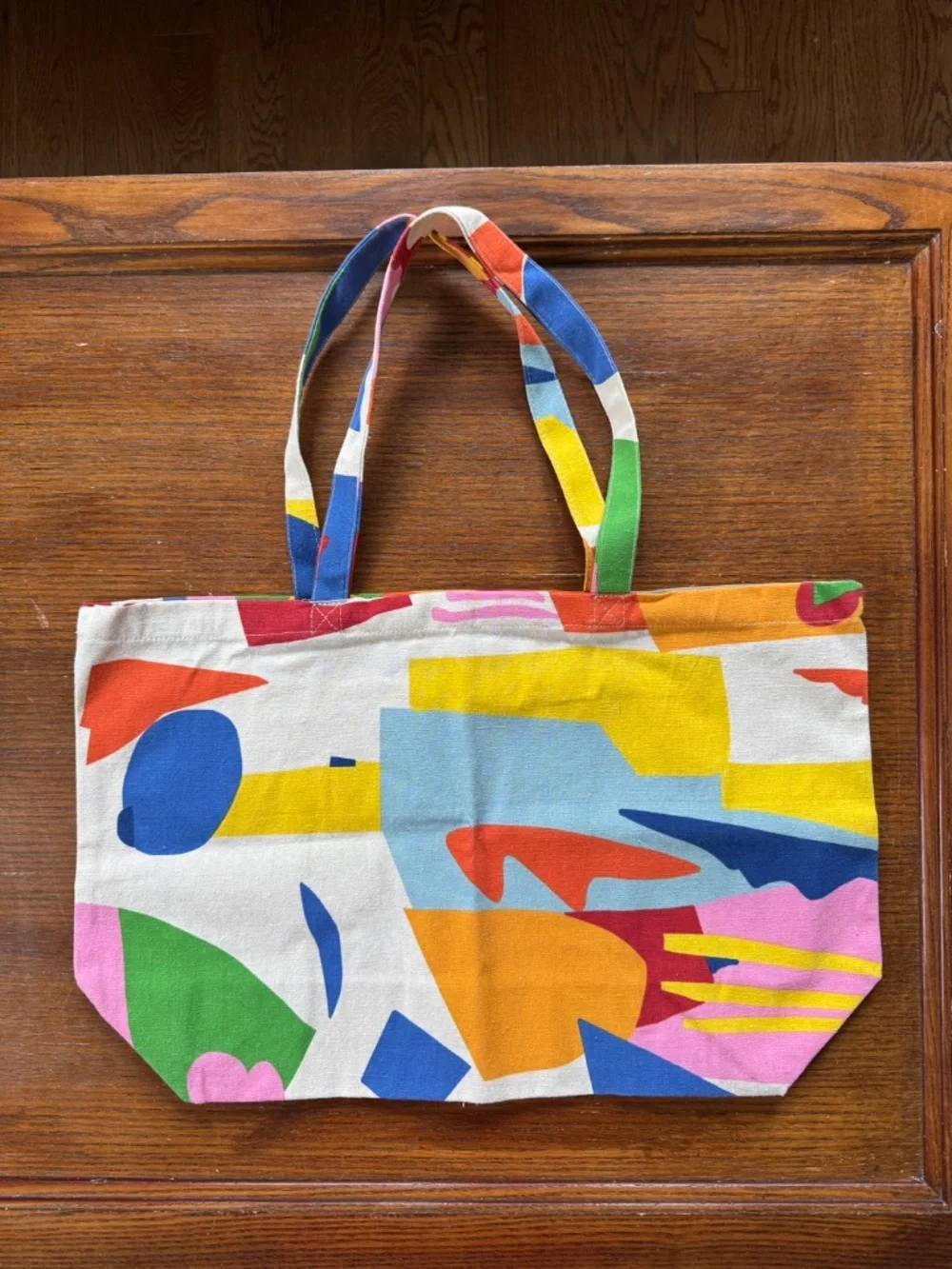 new Sézane x G. Kero geometric print colorful maximalist tote limited edition